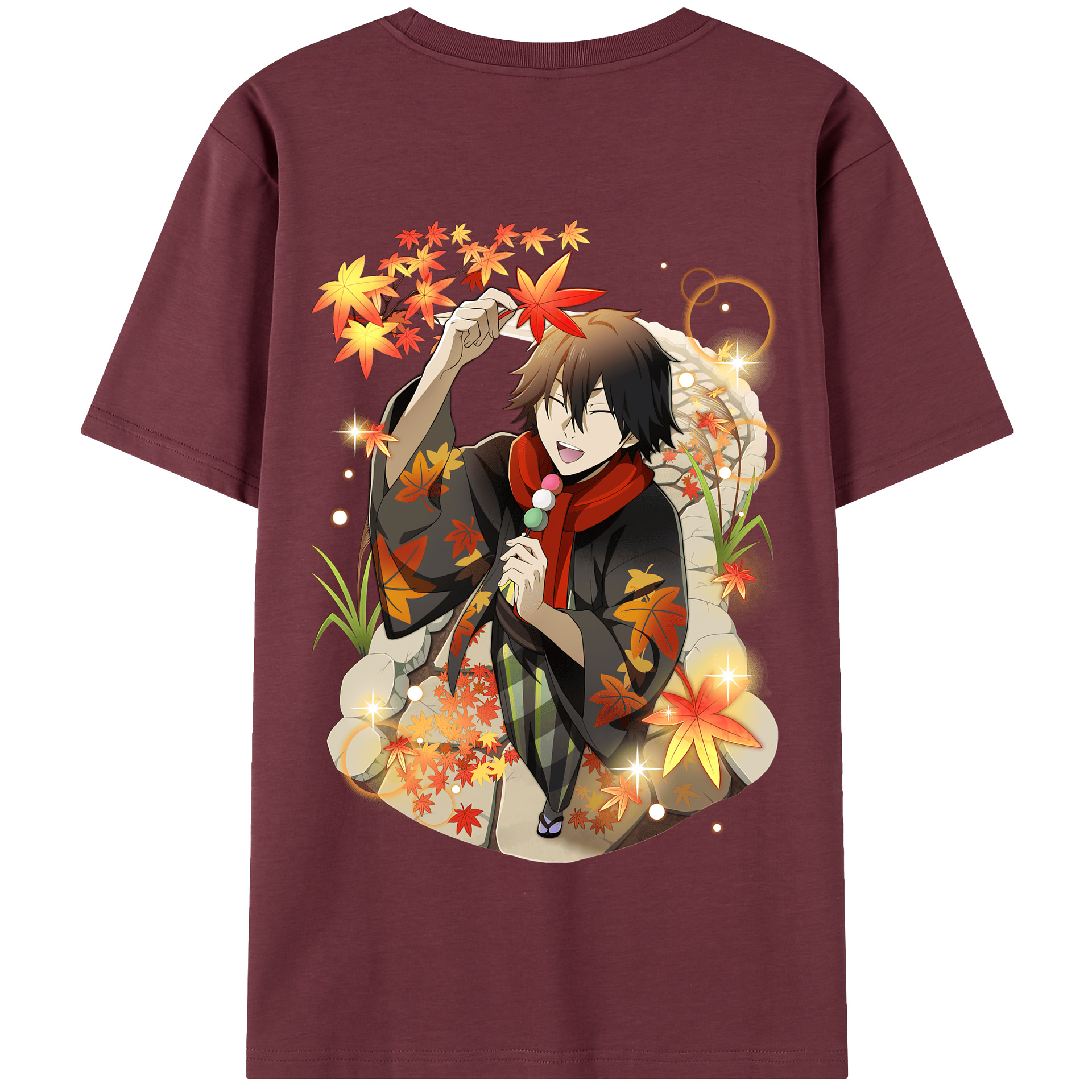 （画像用） 文豪ストレイドッグス Bungo Stray Dogs 綿100％半袖Tシャツ（背面プリント）